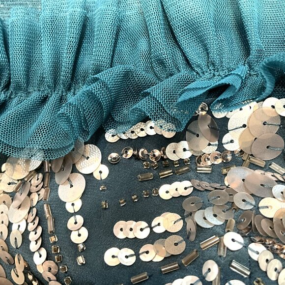 Rebecca Taylor  Peacock Dress Size 6 - Picture 7 of 9